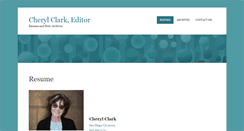 Desktop Screenshot of cheryl-clark.com
